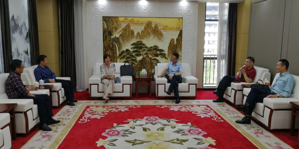 杜愛玉率隊調(diào)研和合生態(tài)綠葉園林公司