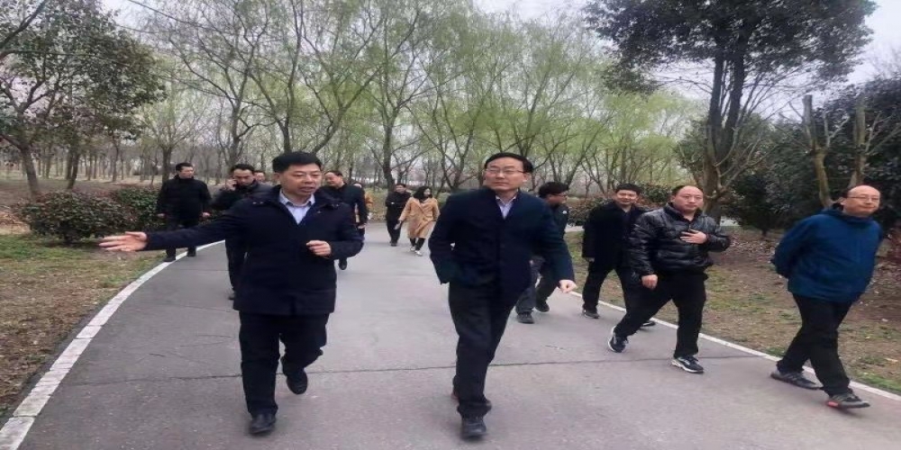 合肥市副市長王民生調研綠葉生態園