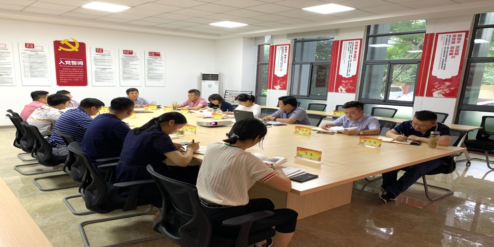 和合生態黨支部召開黨史學習教育專題學習