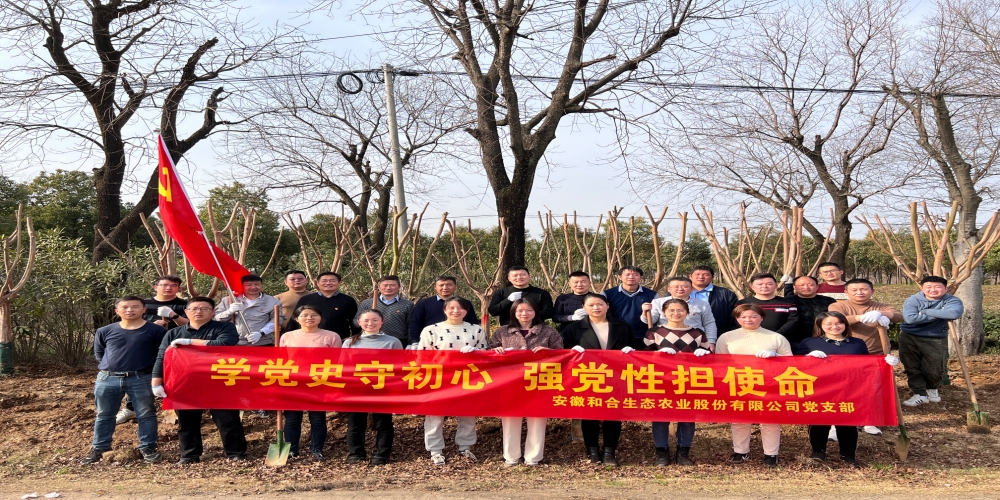 3月植樹添綠正當時——合肥綠葉集團在小廟基地開展義務植樹活動