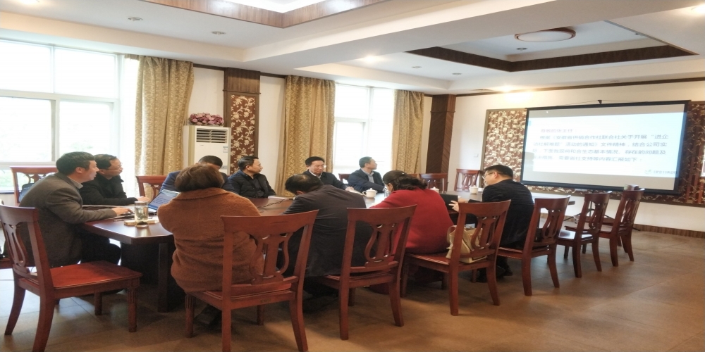 張海林赴安徽和合生態農業股份有限公司調研