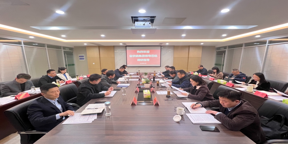 省供銷集團領(lǐng)導赴綠葉集團調(diào)研