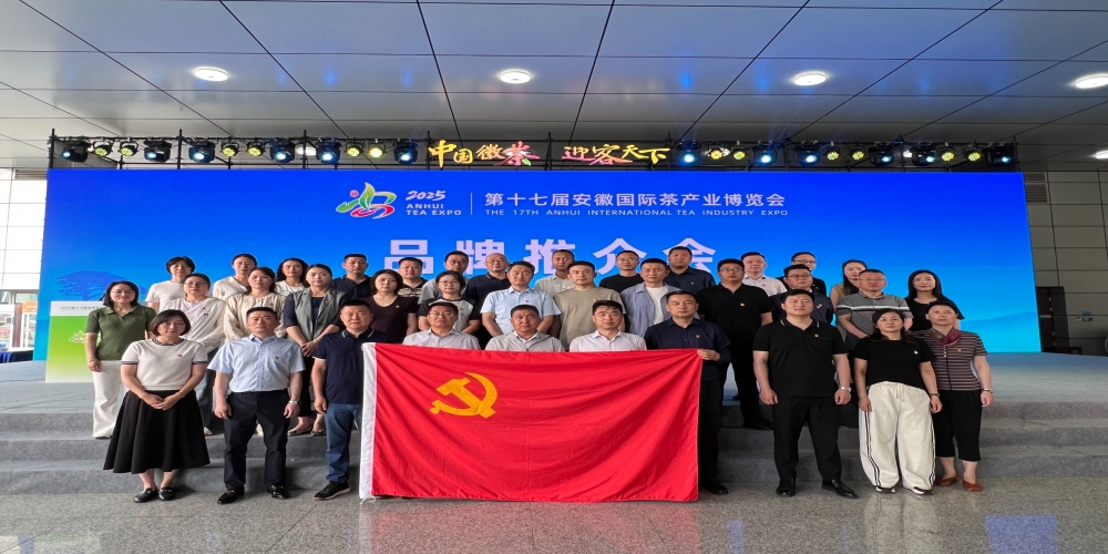 和合生態黨支部組織廣大黨員職工參觀2025第十七屆安徽國際茶產業博覽會