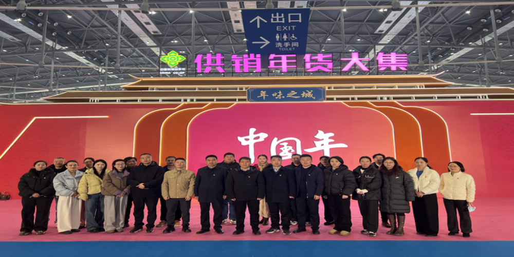 和合生態黨支部組織廣大黨員職工參觀2025供銷年貨大集