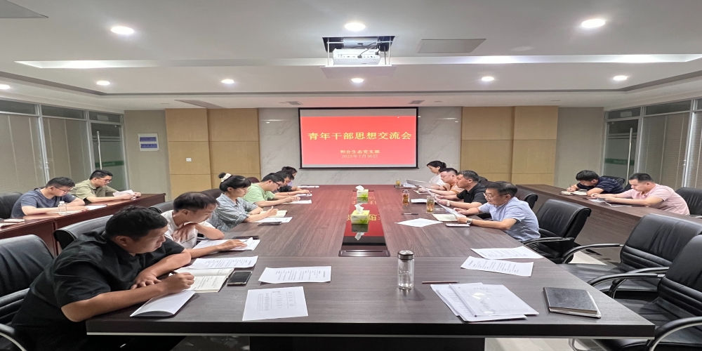 綠葉集團組織召開青年干部思想交流會